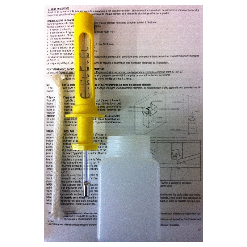hygromètre pour couveuse