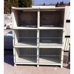 Concrete rabbit cage