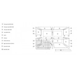 la lapin Papillon une cage en béton est l'idéal pour son élevage