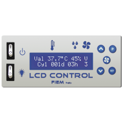 Mini Led: Temperatuurweergave en -controle met display met 3 cijfers en decimalen.