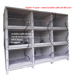 clapier en béton 9 cases