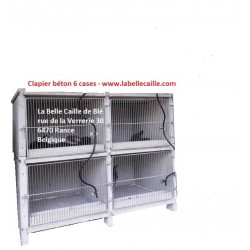 Concrete rabbit cage