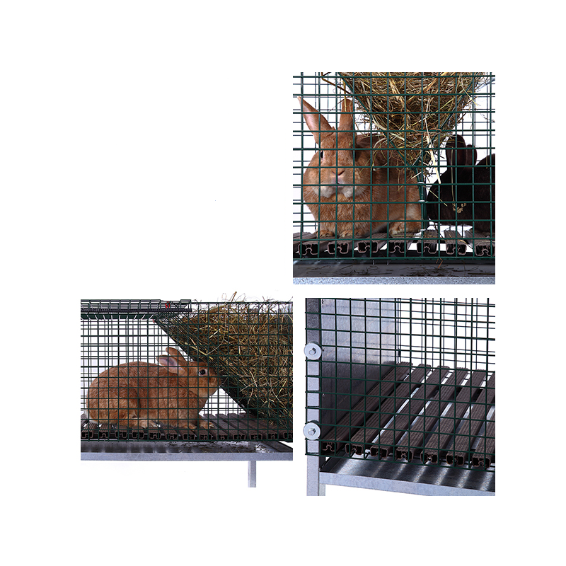 Cage pour deux lapins avec accessoires Cage pour deux lapins avec accessoires
