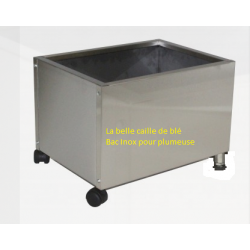 Bac inox pour plumeuse