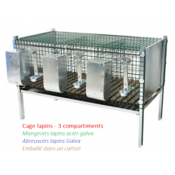 cage lapin solide