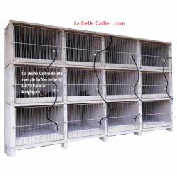 Clapier lapins 12 cases en...