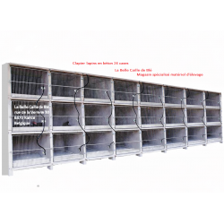 Clapier lapins en béton 24...